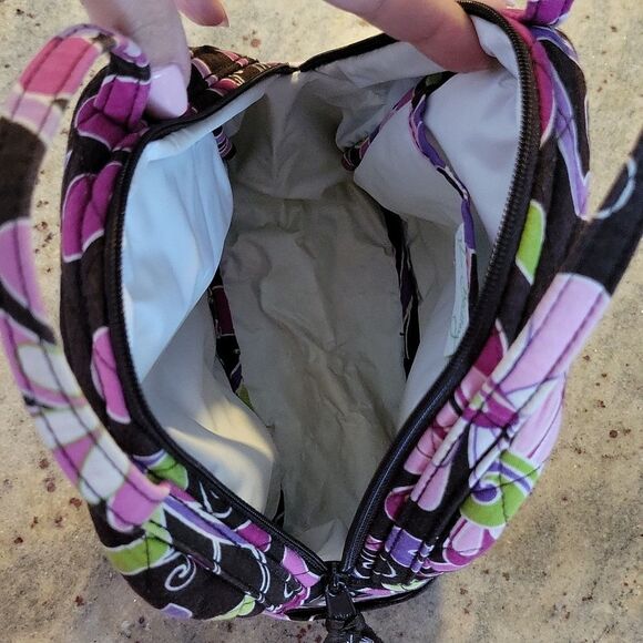 Vera Bradley Purple Punch insulated lunch bag, retired pattern - Picture 4 of 5